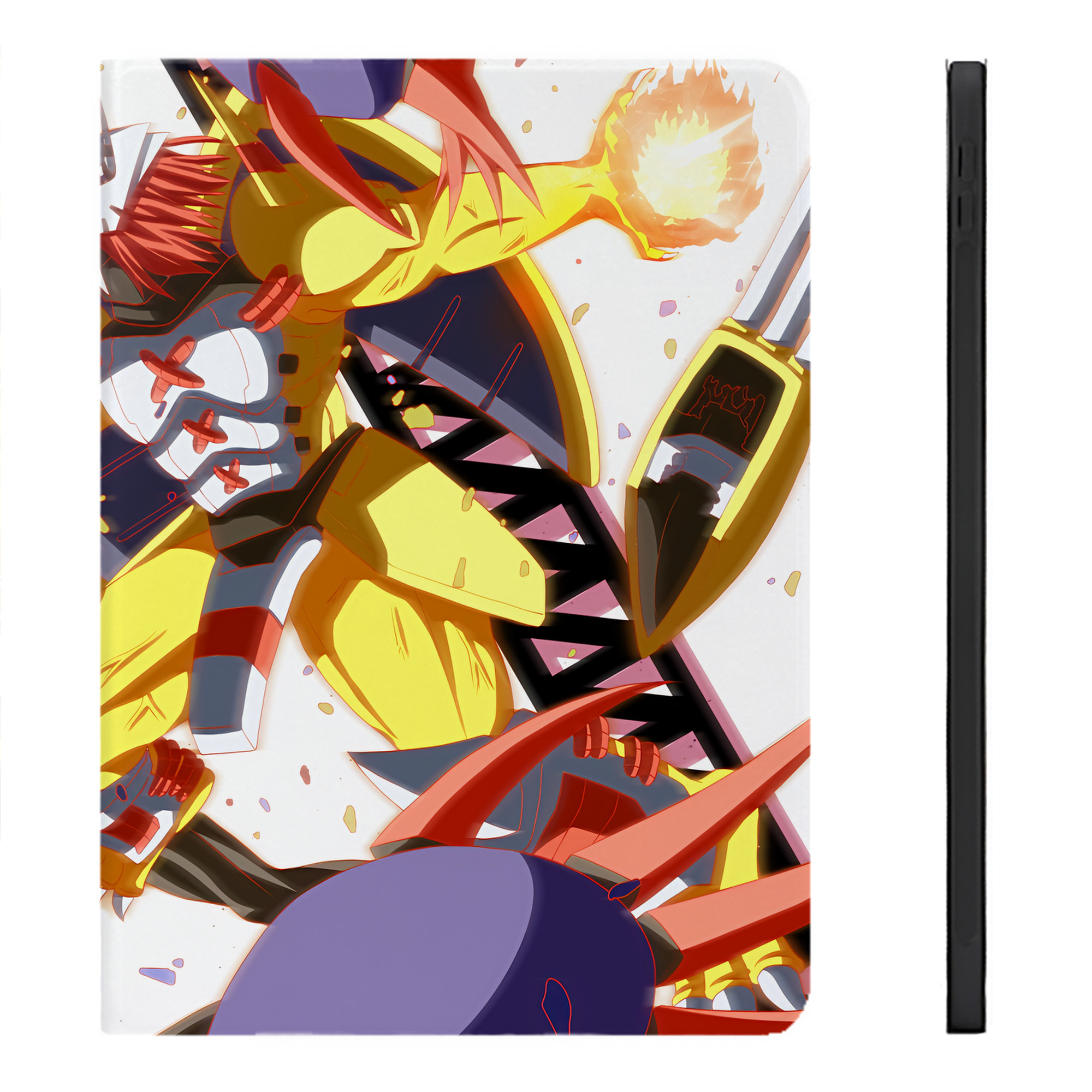 （画像用） Digimon デジタルモンスター/デジモン IPadケース ペンホルダー付き ブックスタイルデザイン